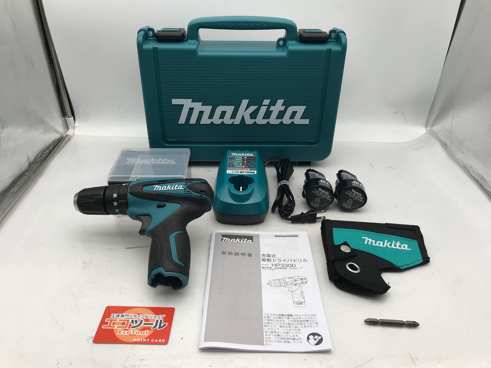 ♥ Makita|マキタ 充電式震動ドライバドリル HP330DWX ITWXCB73ETV4 エコツール小牧ｲﾝﾀｰ店 M02