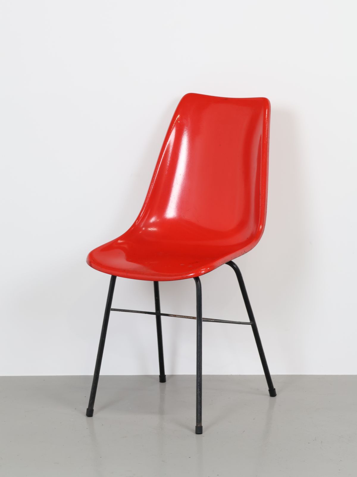 【複数有】1960 - 70年代 ヴィンテージ Miroslav Navratiデザイン Vertex チェア イス レッド