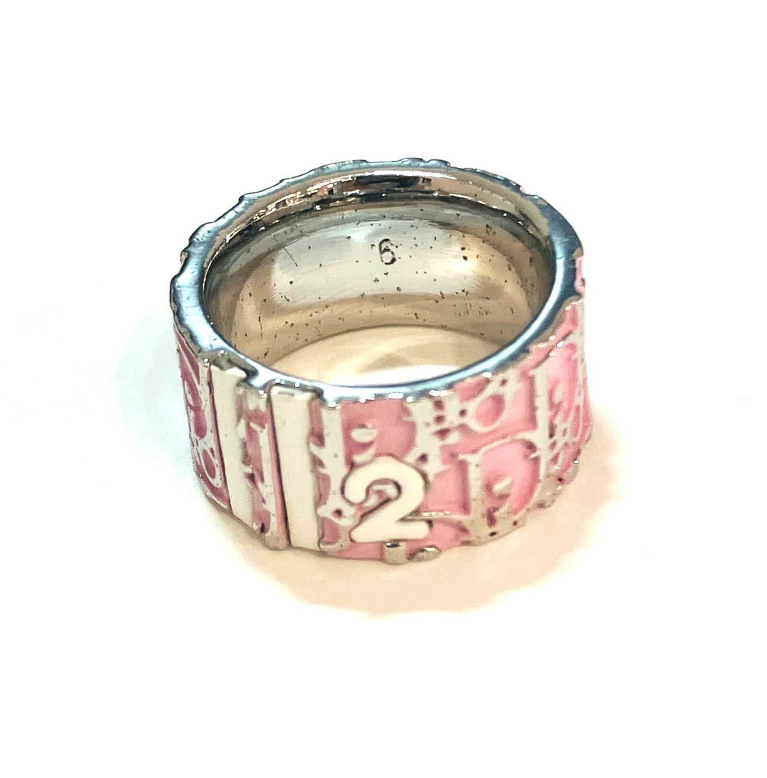 Christion Dior　トロッター　リング　ピンク Christian Dior トロッターリング ピンク Diorトロッターリング