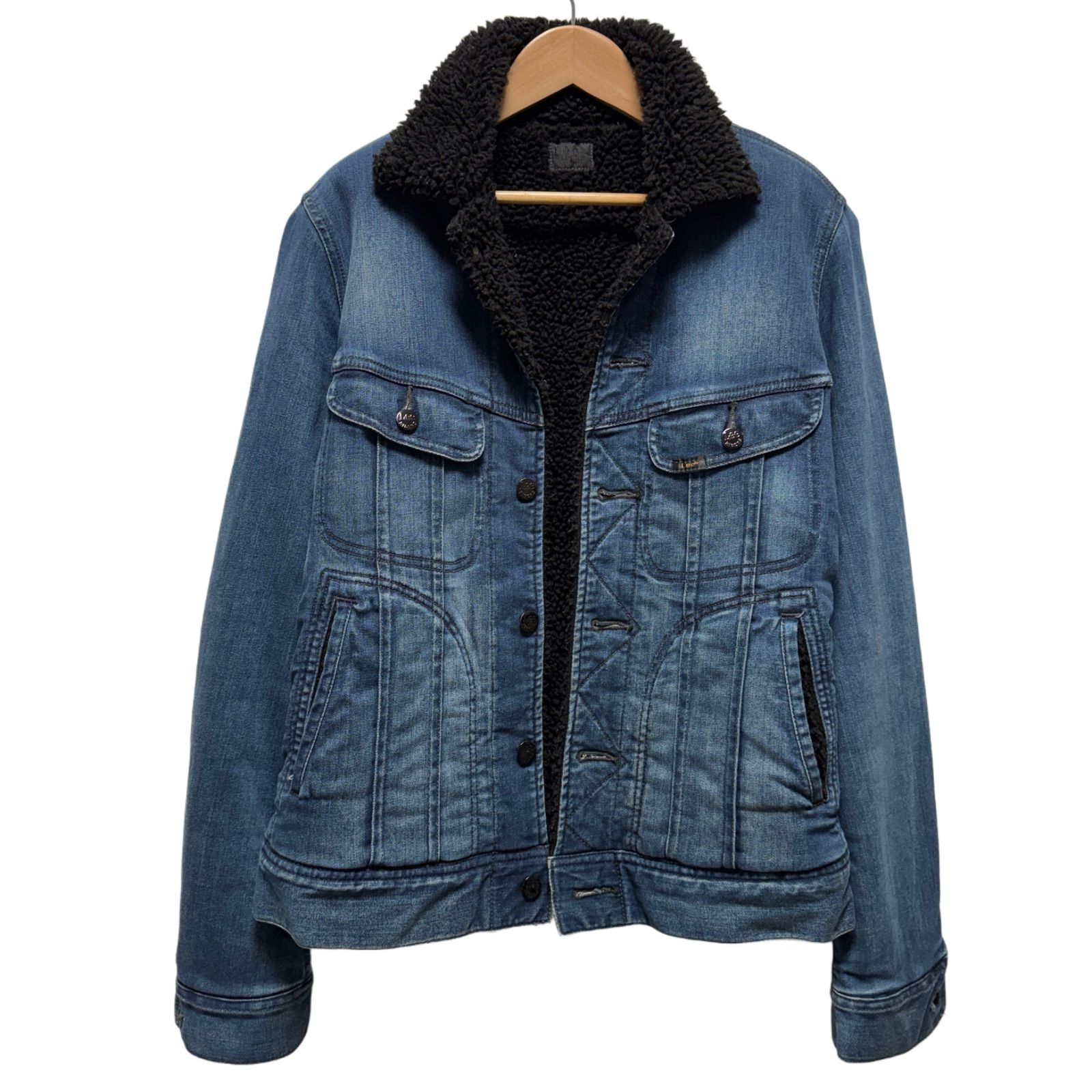 美品 Y2K リー Lee デニムボアジャケット M相当 デニムジャケット ボア 