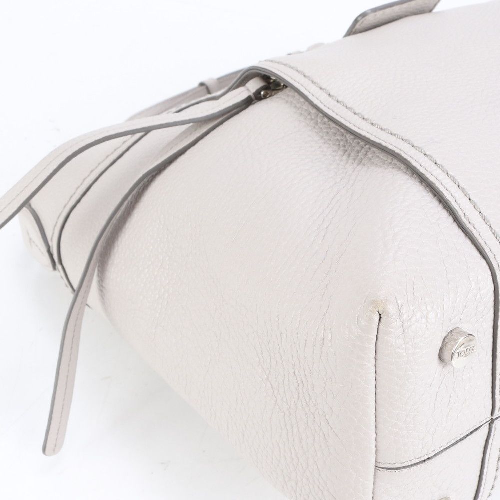 極美品 トッズ イタリア製 ダブルT レザー 2WAY ショルダー