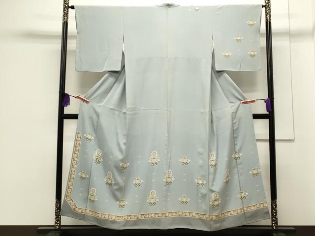 平和屋着物○訪問着 刺繍 吉祥花文 正絹 逸品 CAAS0225th - メルカリ 
