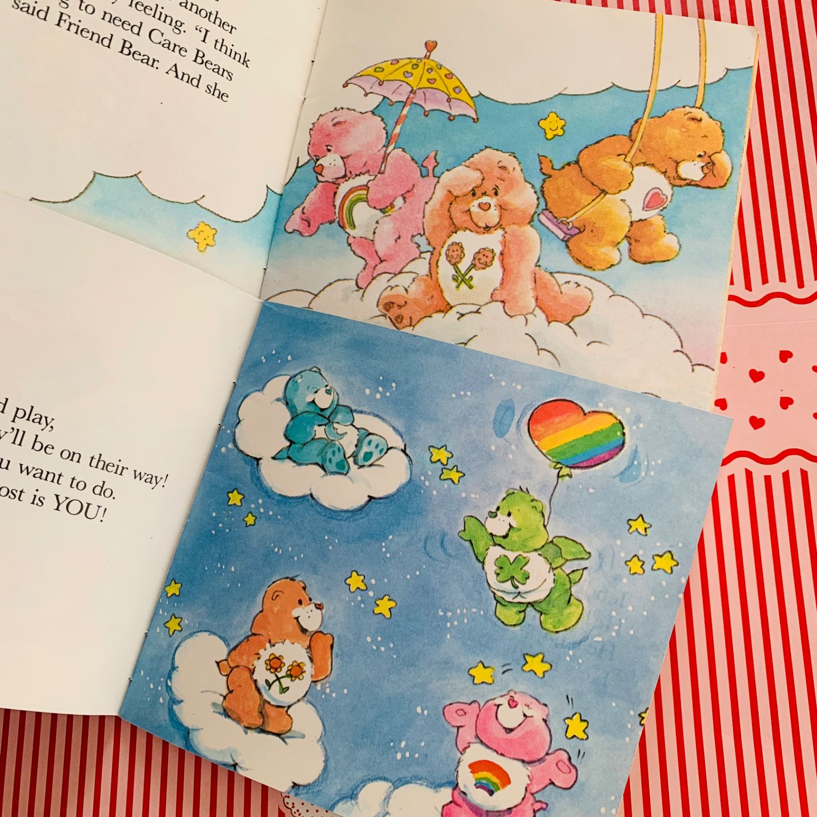 CareBears - 1986年 当時物 ケアベア 絵本 洋書 レトロ ビンテージ アメリカン雑貨 1986年アメリカ製 ケアベア 絵本 洋書 当時物 レトロ ビンテージ