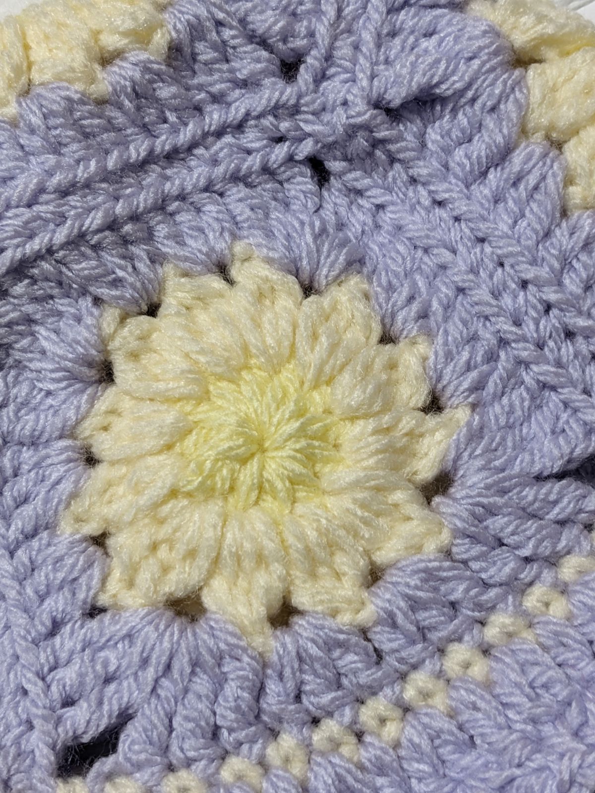 【ハンドメイド】グラニースクエアハット　ベビー ご出産祝い𓂃𓂂𖡼.𖤣𖥧𓈒◌܀ ＊グラニースクエアハット ＊グラニー