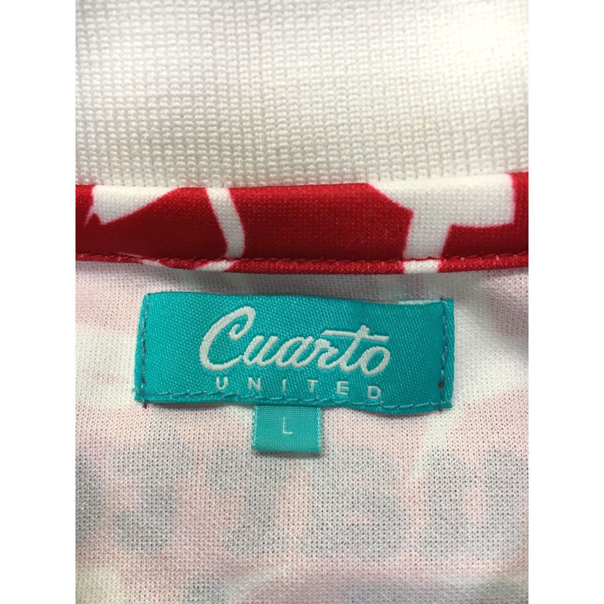 coco 中古 クアルトユナイテッド CUARTO UNITED レディース ワンピース L 赤系 ノースリーブ 総柄 花柄 中古 レディース クアルトユナイテッド CUARTO UNITED