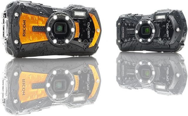 リコー RICOH WG-70 オレンジ 防水 耐衝撃 防塵 耐寒 アウトドアカメラ