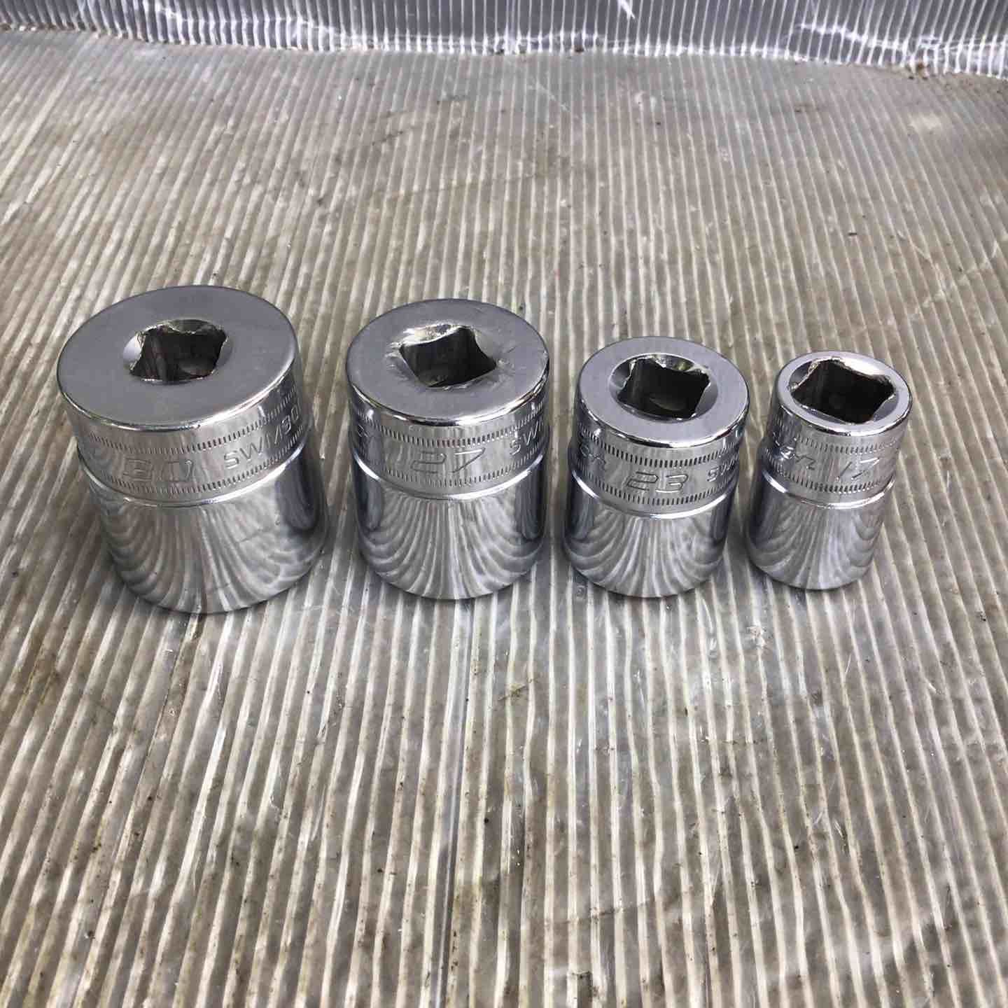 スナップオン Snap-on ソケット SWM171 SWM231 SWM271 SWM301 4個セット 草加店