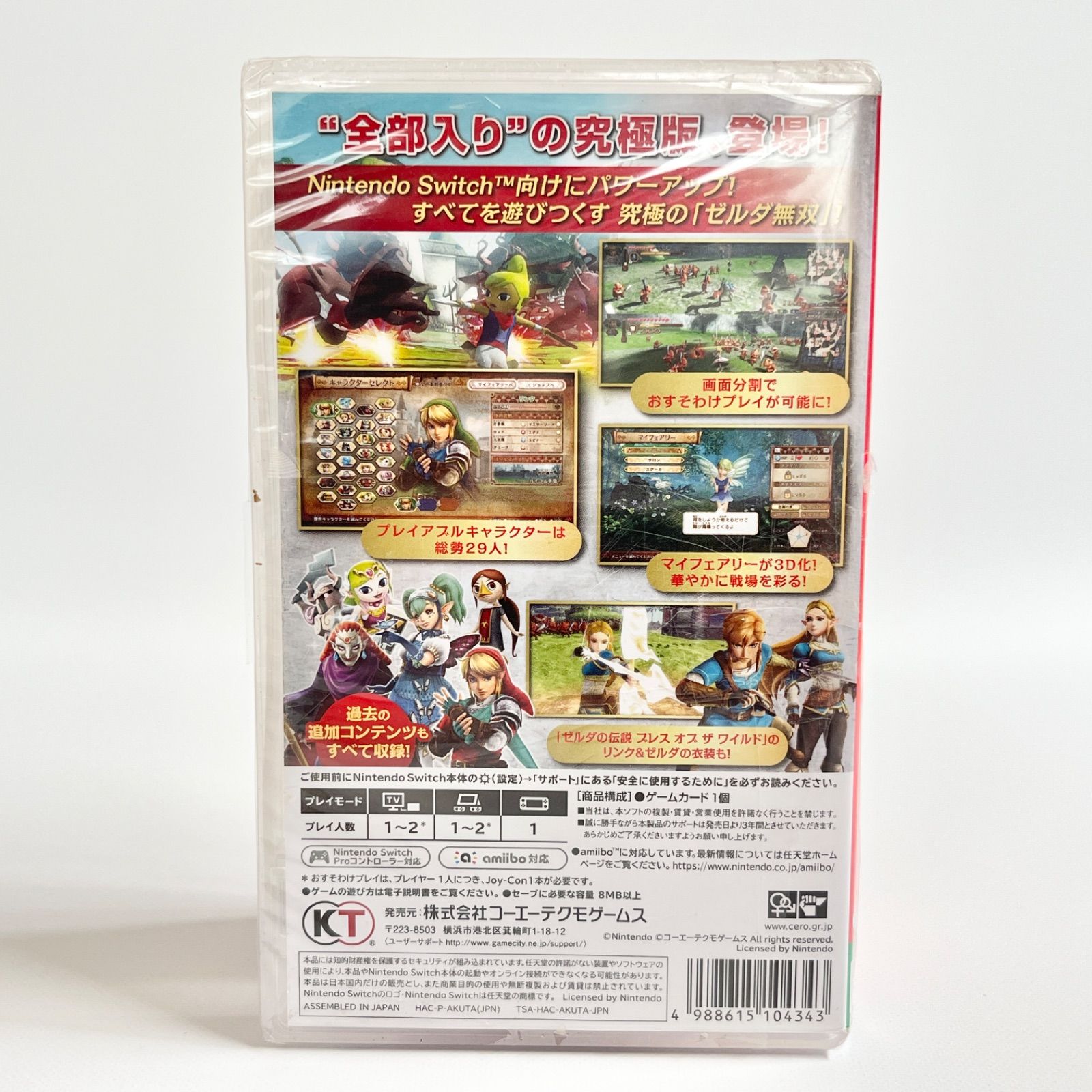 NINTENDO Switch ニンテンドー スイッチ ZELDA ゼルダ 無双 ハイラル