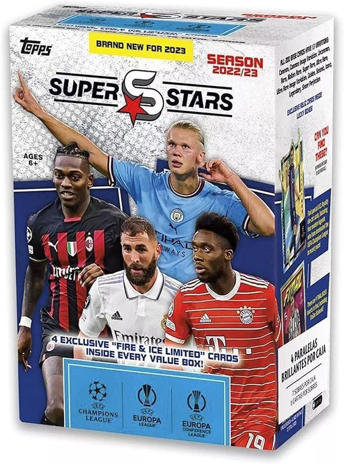 2025-23 Topps SuperStars UEFA Champions League Soccer Card Blaster Box トップス スーパースターズ チャンピオンズリーグ サッカー カード ブラスターボックス 並行輸入品