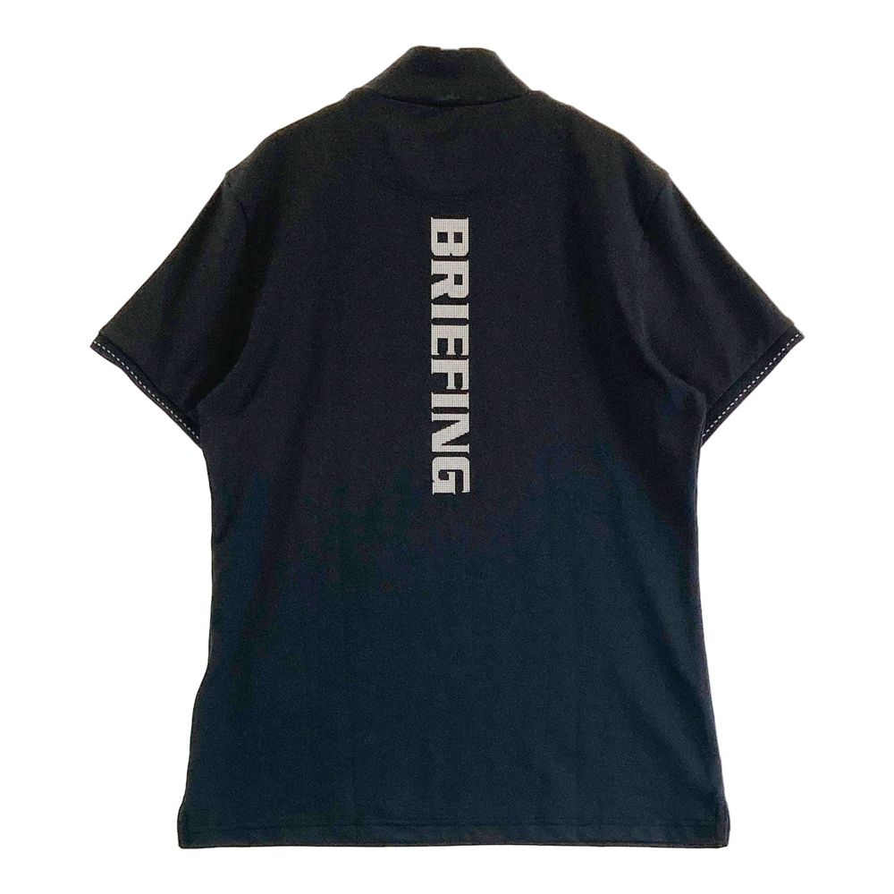 サイズ M BRIEFING GOLF ブリーフィング モックネック半袖Tシャツ ブラック系 240101525391 ゴルフウェア レディース ストスト