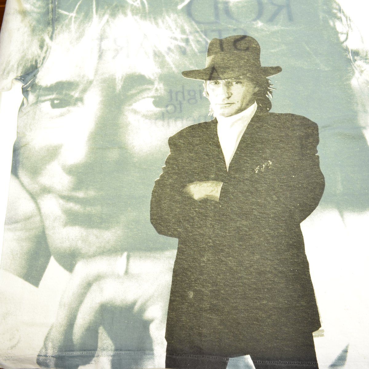 L 【VINTAGE】90s Hanes ボディ ROD STEWART A NIGHT TO REMEMBER