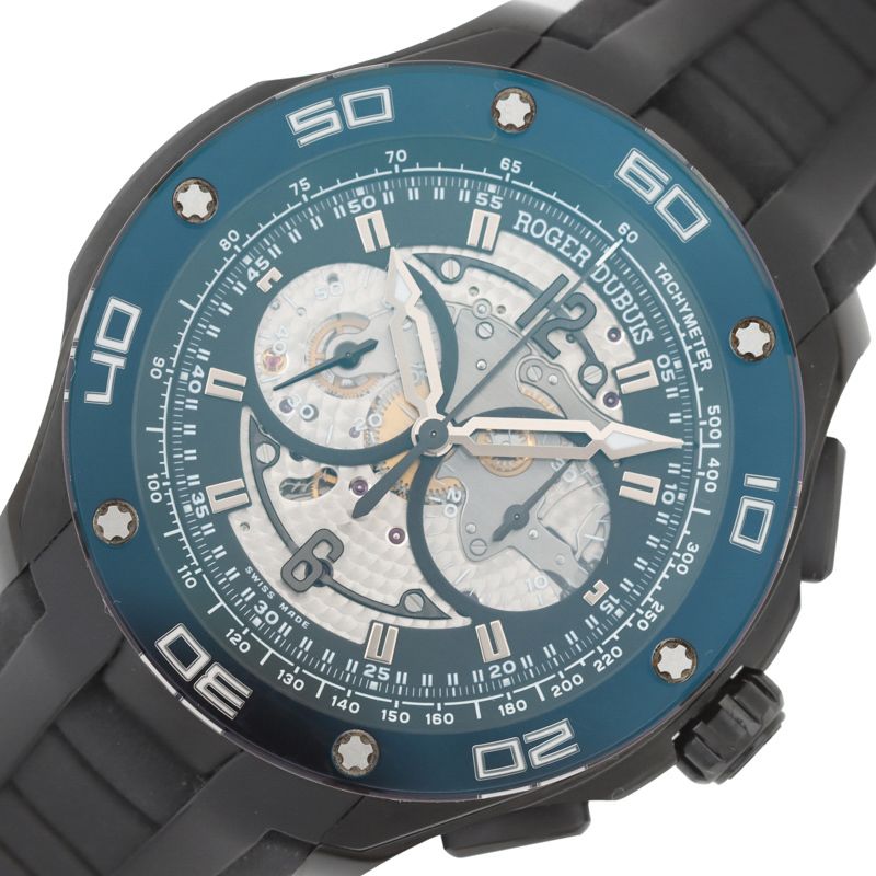 ロジェ・デュブイ ROGER DUBUIS パルジョン クロノグラフ DBPU0005 チタン/ラバーストラップ 自動巻き メンズ 腕時計