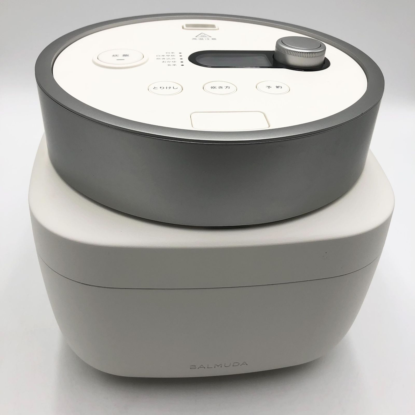 バルミューダ ザ ゴハン 3合炊き 電気炊飯器 BALMUDA The Gohan K08A-WH