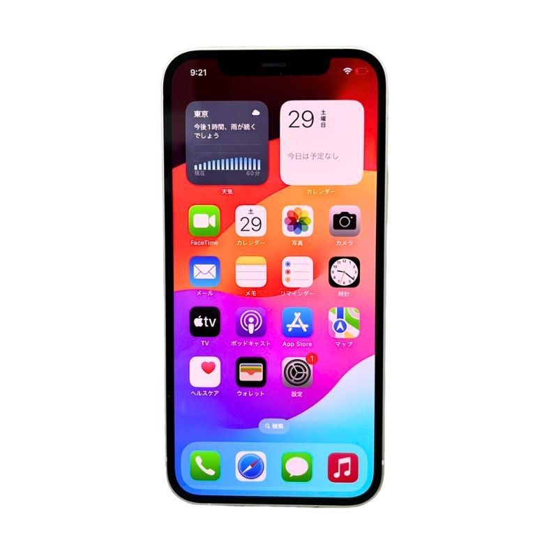 SIMフリー Apple iPhone 12 256GB MGJ13J/A au ○判定 ホワイト 