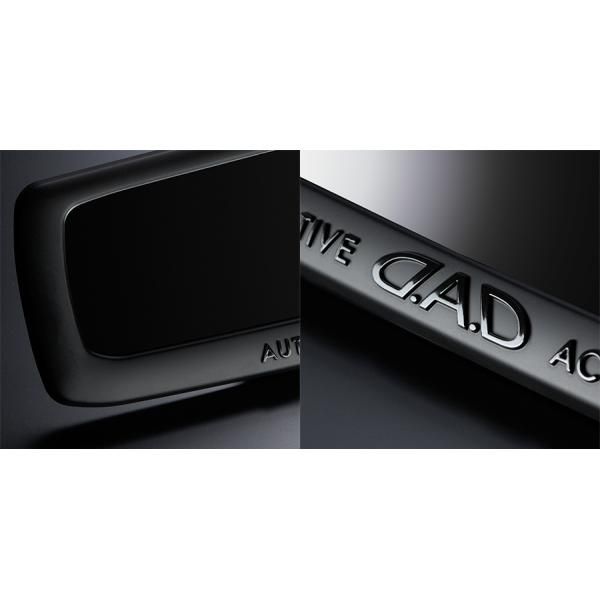 ミラー マットブラック  防眩ミラー 飛散防止 ルームミラー ブラック 黒 DAD D.A.D