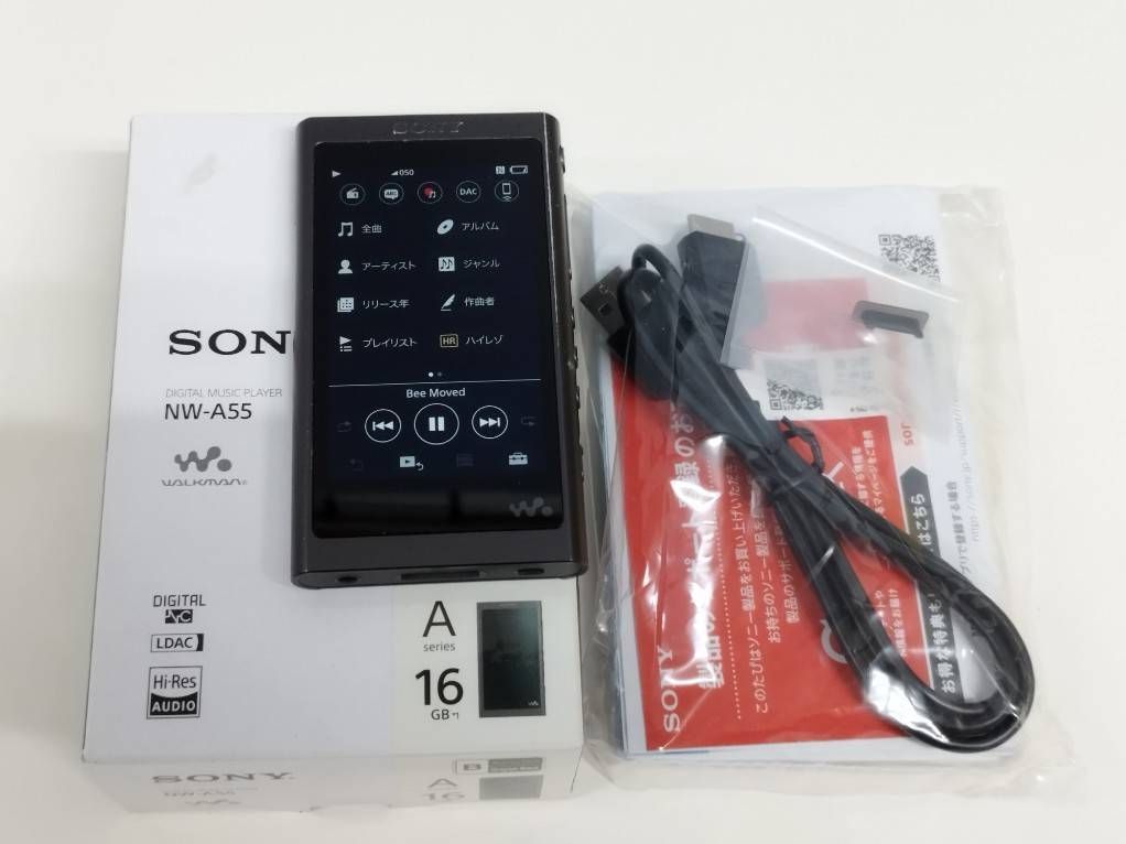 正規 品 格安 極美品✨SONY NW-A55 グレイッシュブラック 箱付き