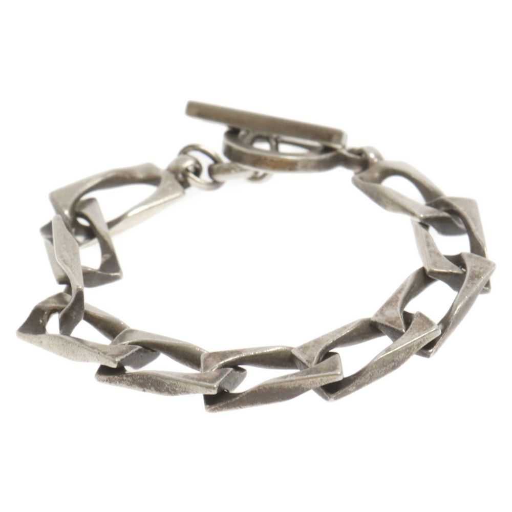 GUCCI カーブプレートリンク ブレスレット GUCCI】グッチ ロゴプレート リンク ブレスレット ヴィンテージ
