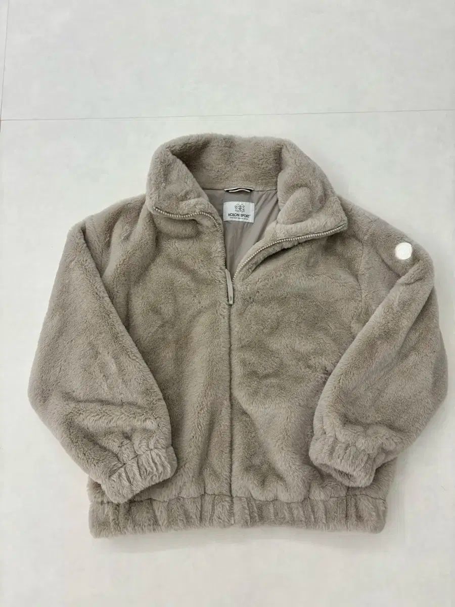 Kolon コーロン レディース ハイネック ファー ジャケット 90 55 66