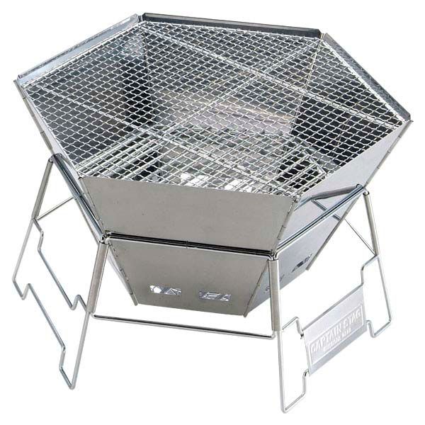値下可】whole earthステンレス製折りたたみバーベキューグリル 値下可