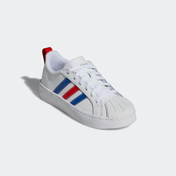 【当日出荷】 スニーカー アディダス adidas GY8307 ストリートチェック キッズ STREETCHECK K プレゼント こどもの日 ホワイトxブルーxレッド  23.5cm