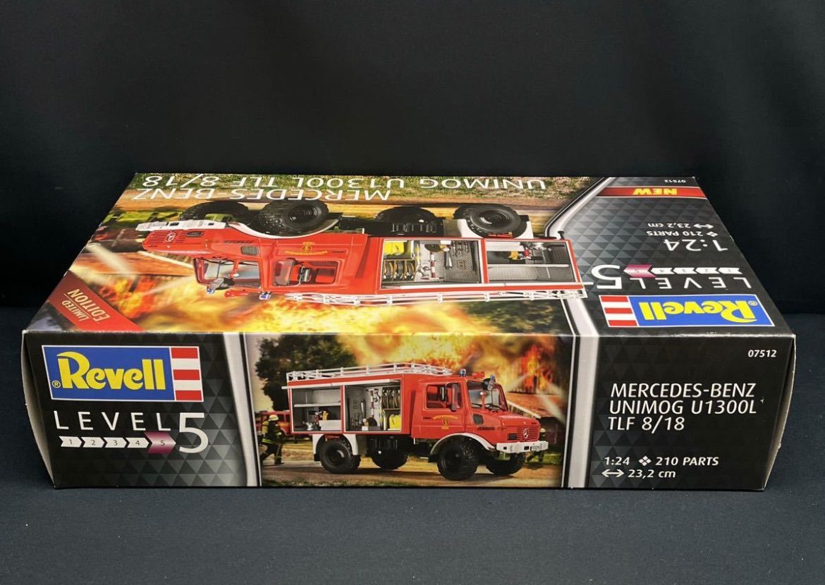 ドイツレベル 07512 メルセデス・ベンツ ウニモグ U1300L TLF 8
