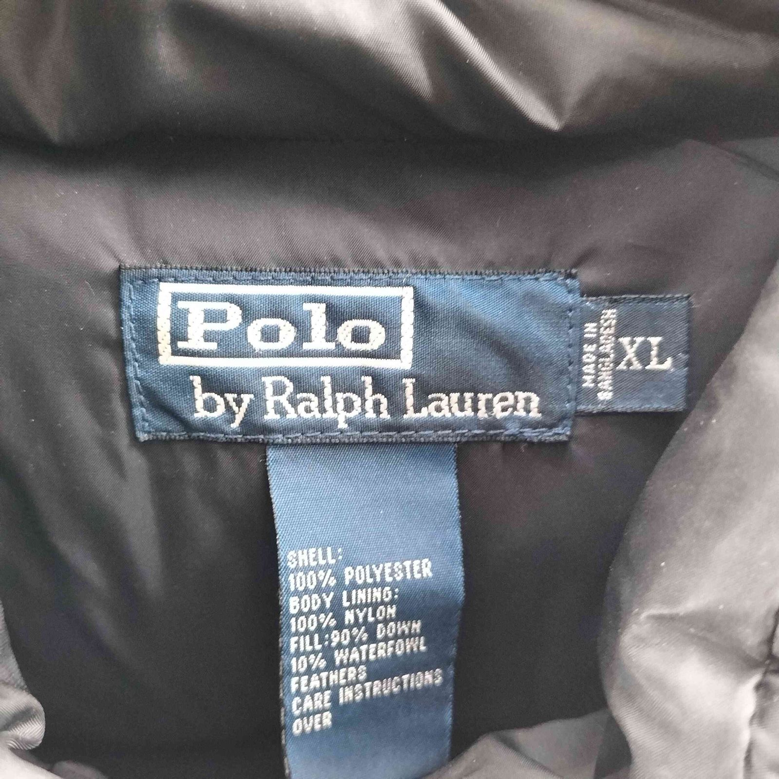ポロバイラルフローレン Polo by RALPH LAUREN 90S ポニー刺繍 ダウン