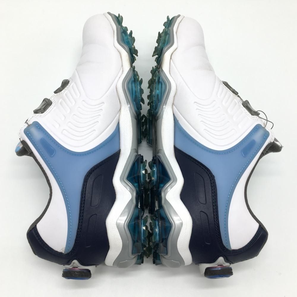 フットジョイ ゴルフシューズ 白×ブルー 55319J ダイヤル式 BOA メンズ 27.0 ゴルフウェア FootJoy