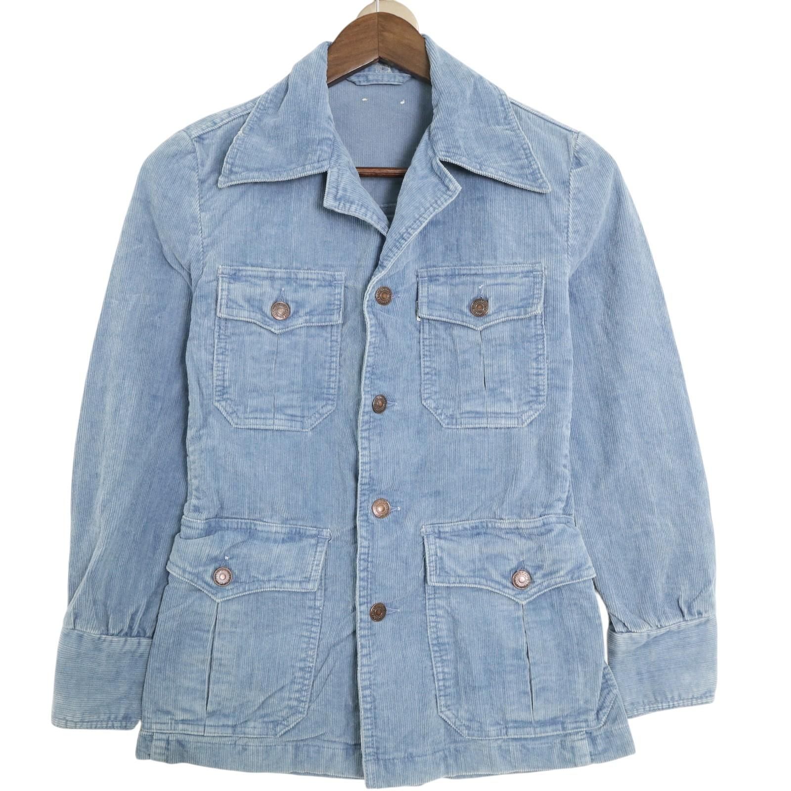 Levi's ネイビー　サファリジャケット コーデュロイ Levi's（リーバイス） コーデュロイ サンセットコート Levi's Vintage