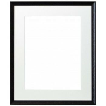 ラーソン ジュール マンティーヤ 水彩F6S 中抜きマット付き ブラック LJS-22496574