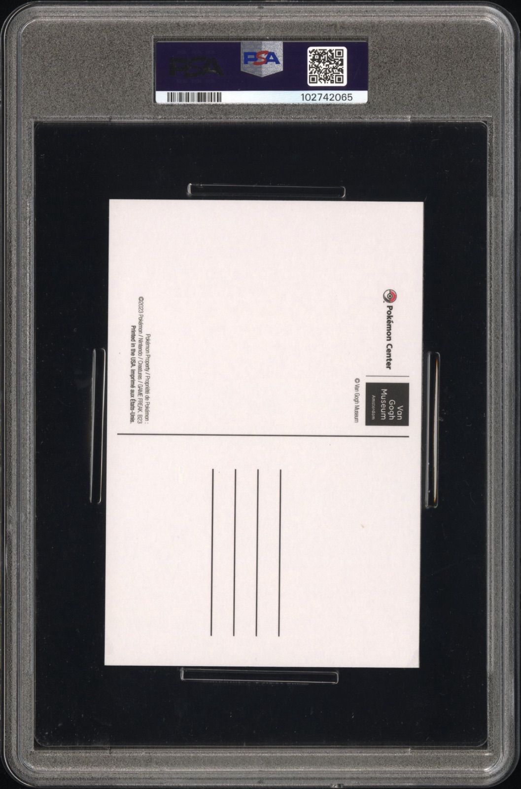 PSA10】ゴッホピカチュウ ポストカード ゴッホ展 ジャンボカード #1