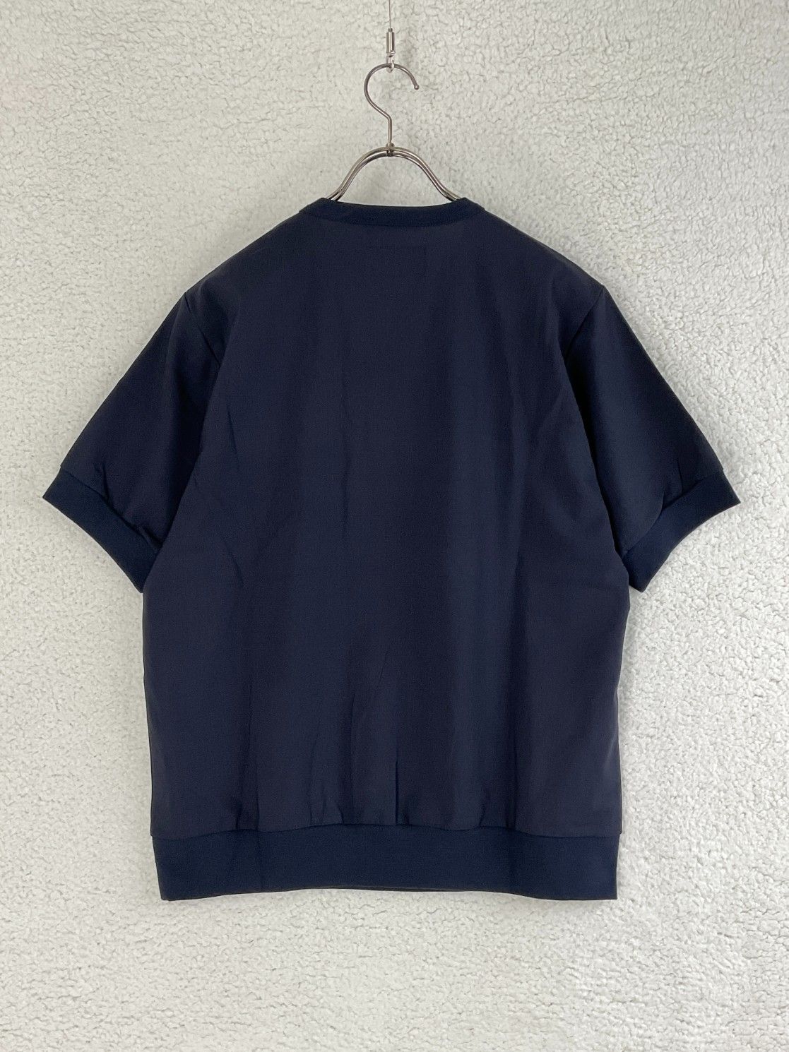 未使用 ANTICIPO アンティーチポ 48 ネイビー 3D WOOLリブサマーウール