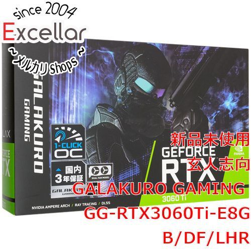 bn:16] 玄人志向グラボ GALAKURO GAMING GG-RTX3060Ti-E8GB/DF/LHR ...