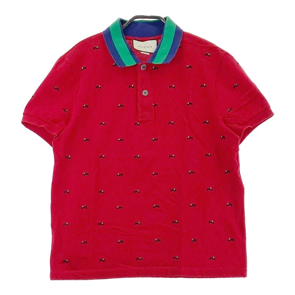 GUCCI 赤 ポロシャツ 【公式通販】 GUCCI 赤 ポロシャツ 【公式通販】