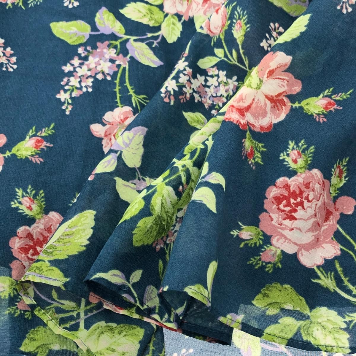 LAURA ASHLEY ローラアシュレイ ワンピース サイズ:7号 ブルー