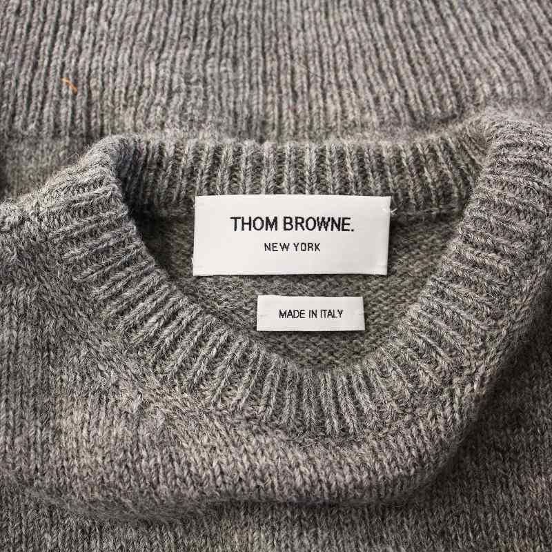 トムブラウン THOM BROWNE ニット セーター 長袖 トリコロール