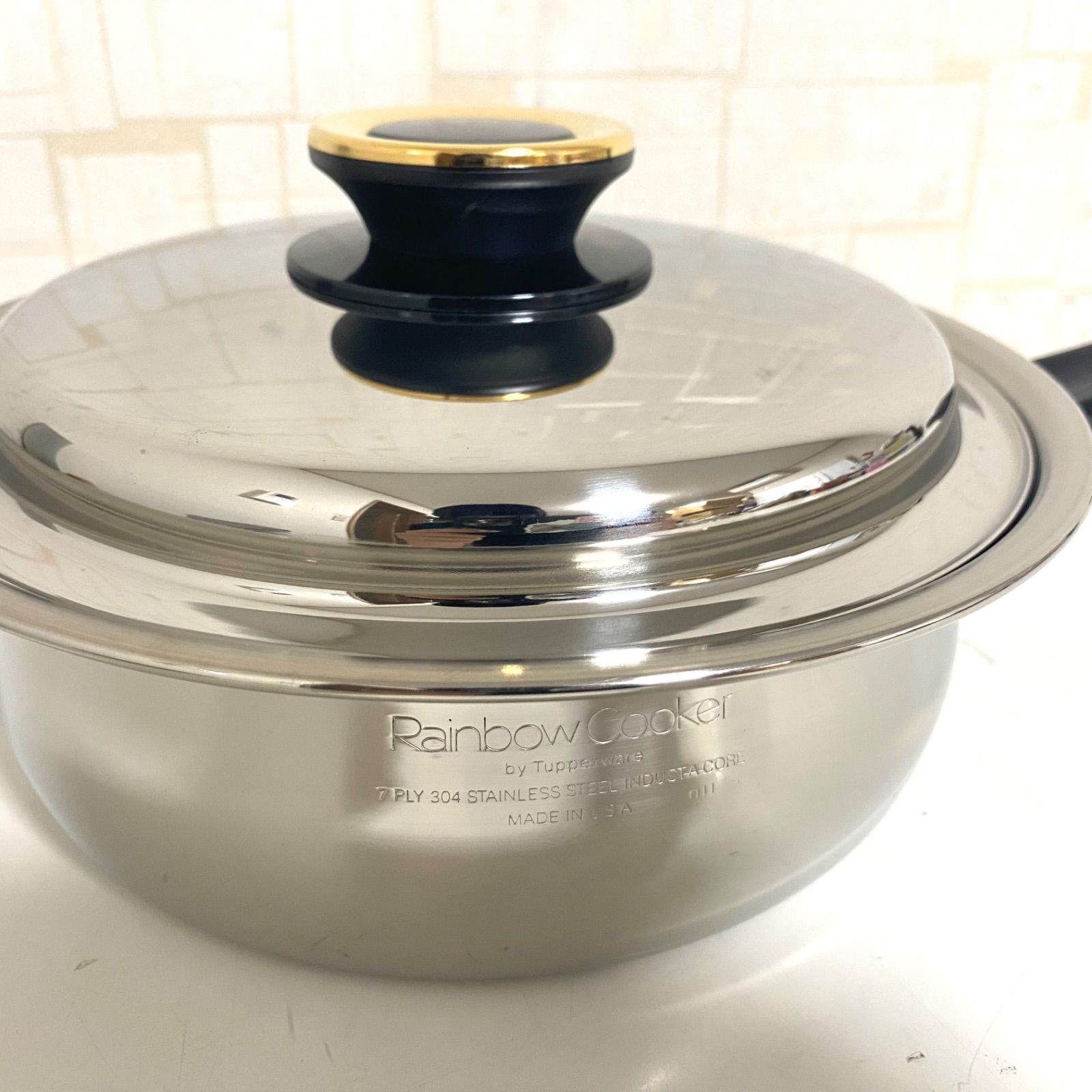 タッパーウェア レインボークッカー 片手鍋 19cm Tupperware Rainbow Cooker