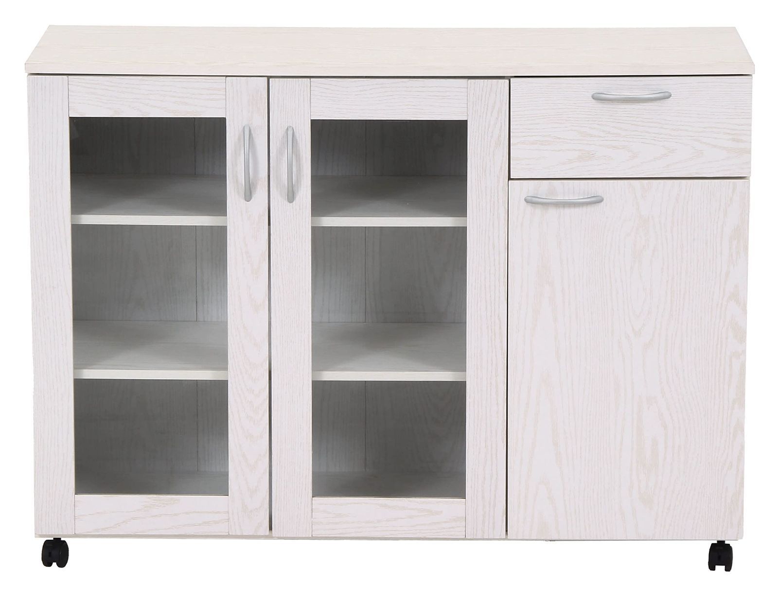 キャスター付き 木目調