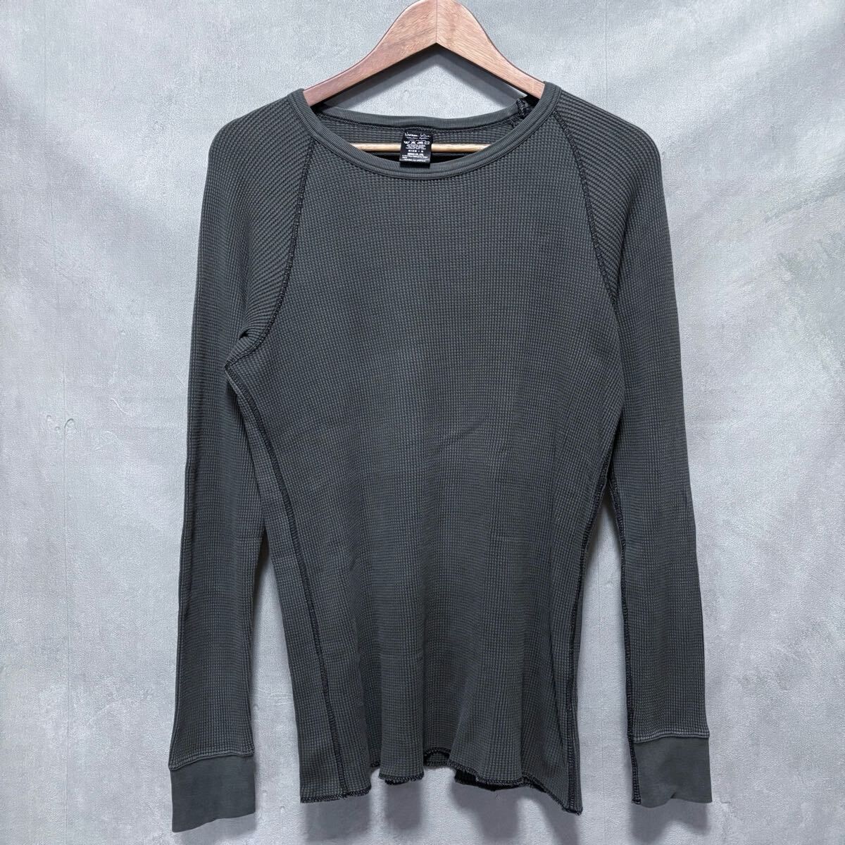 専用 Number (N)ine サーマル カットソー 長袖 Archive Number (N)ine ブラック 長袖サーマルカットソー 2 NUMBER (N)INE