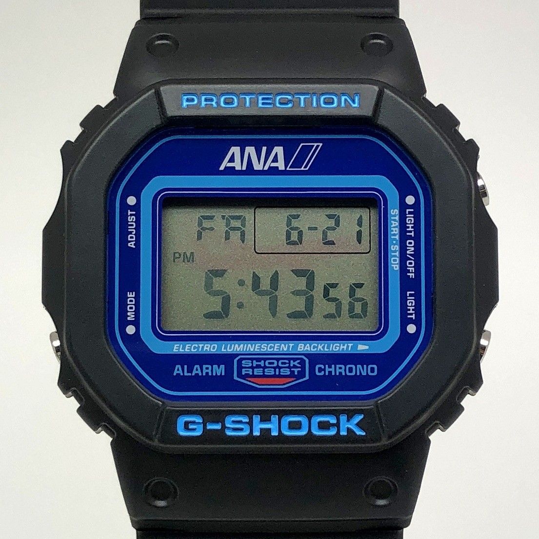 G-SHOCK ジーショック CASIO カシオ 腕時計 DW-5600 ANA コラボ 全日空 機内販売限定 機影EL ブラック 2013年9月発売