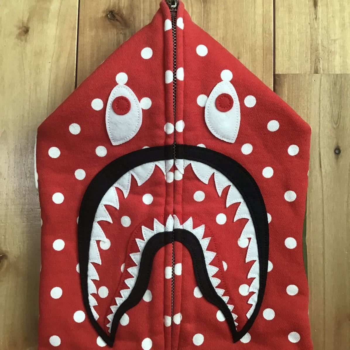 Dot シャーク パーカー レディース XSサイズ a bathing ape BAPE shark 