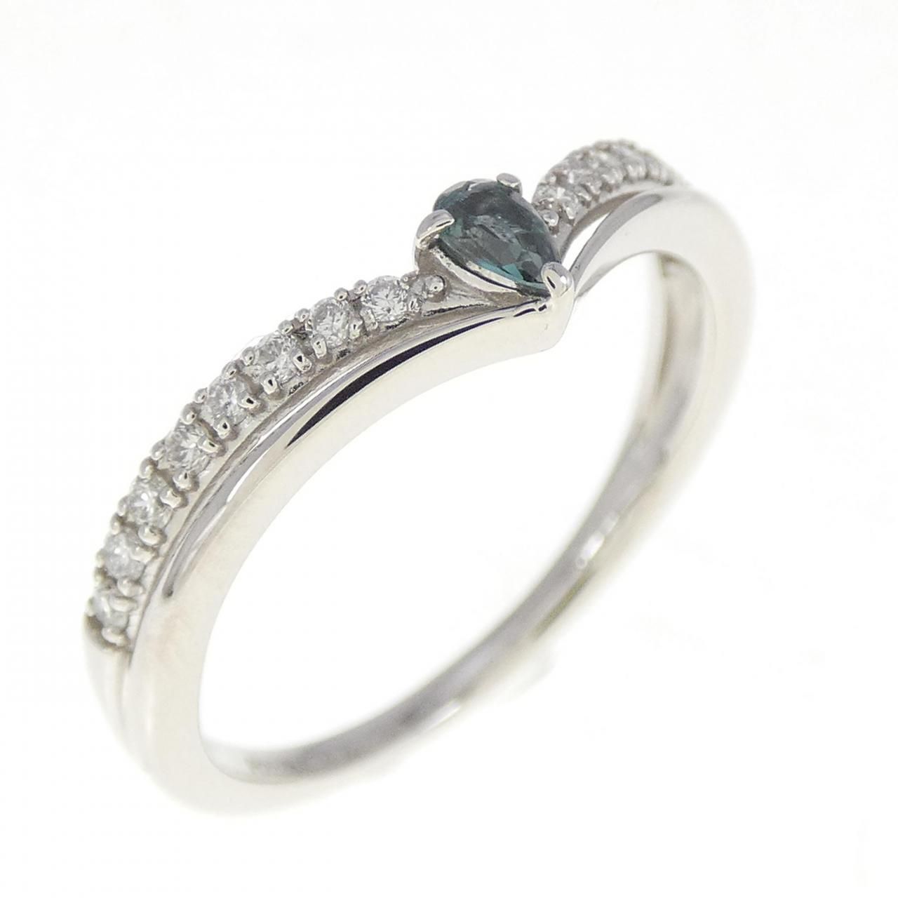 PT アレキサンドライト リング 0.08CT - メルカリ