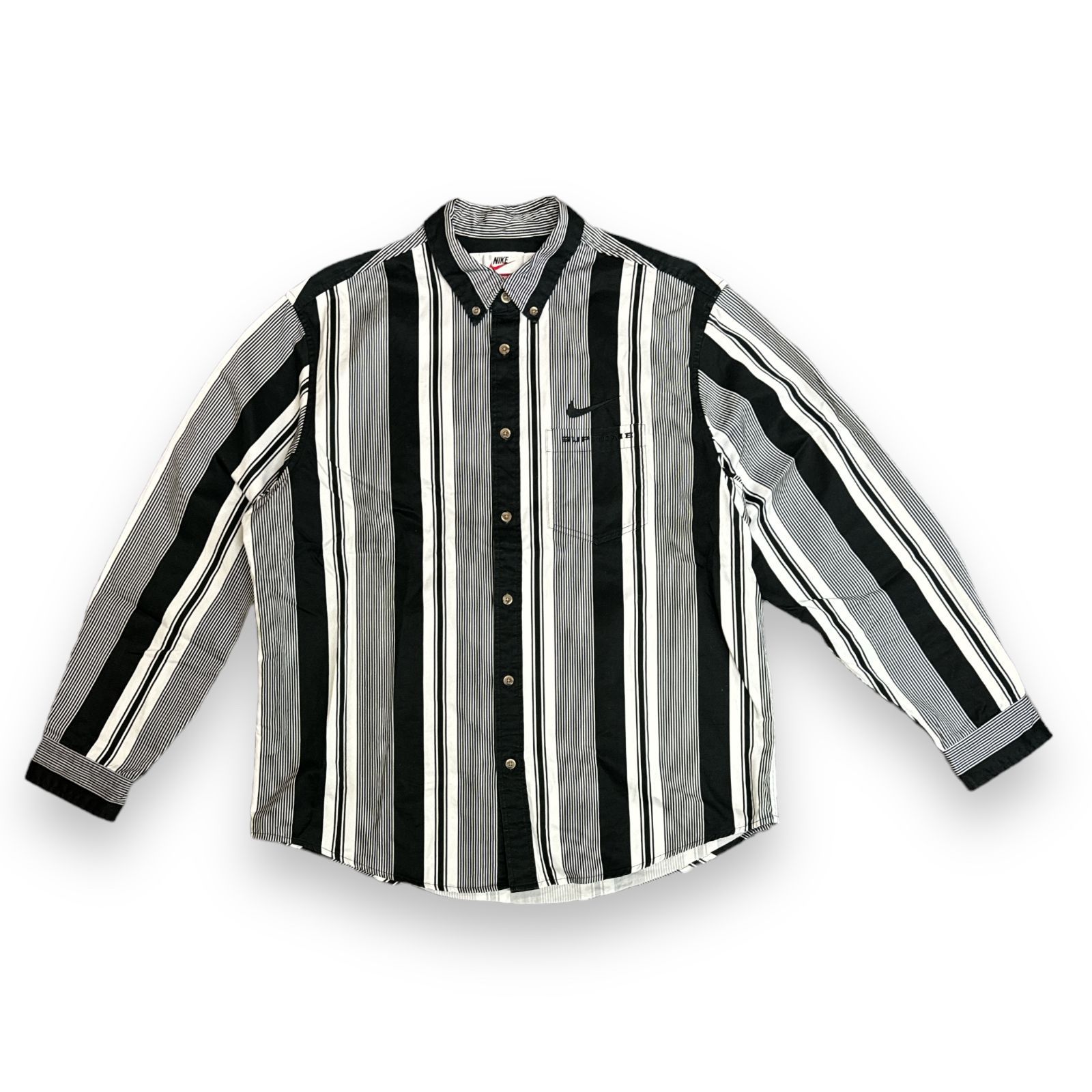 国内正規 Supreme NIKE 21SS Cotton Twill Shirt DB0499-010 コラボ