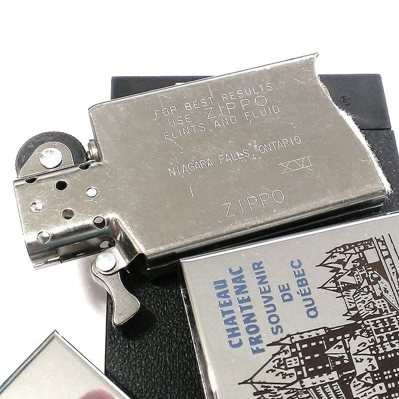 ZIPPO カナダ製 1996年 オンタリオ製 スリム ジッポ ライター シャトー