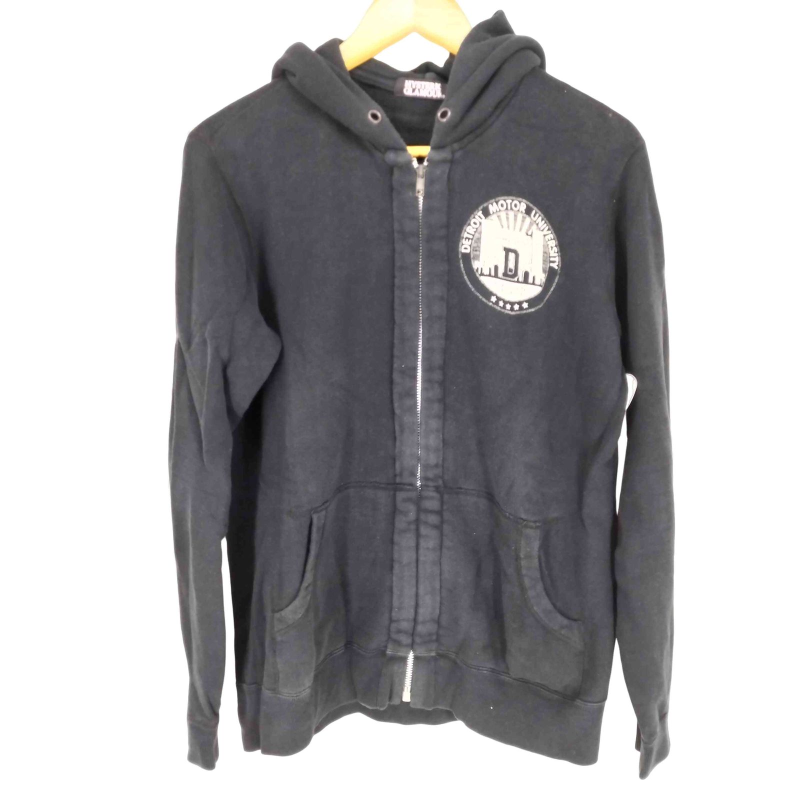ヒステリックグラマー HYSTERIC GLAMOUR 00S DETROIT MOTOR UNIVERSITY ジップアップパーカー TALONTALONジッパー メンズ  L