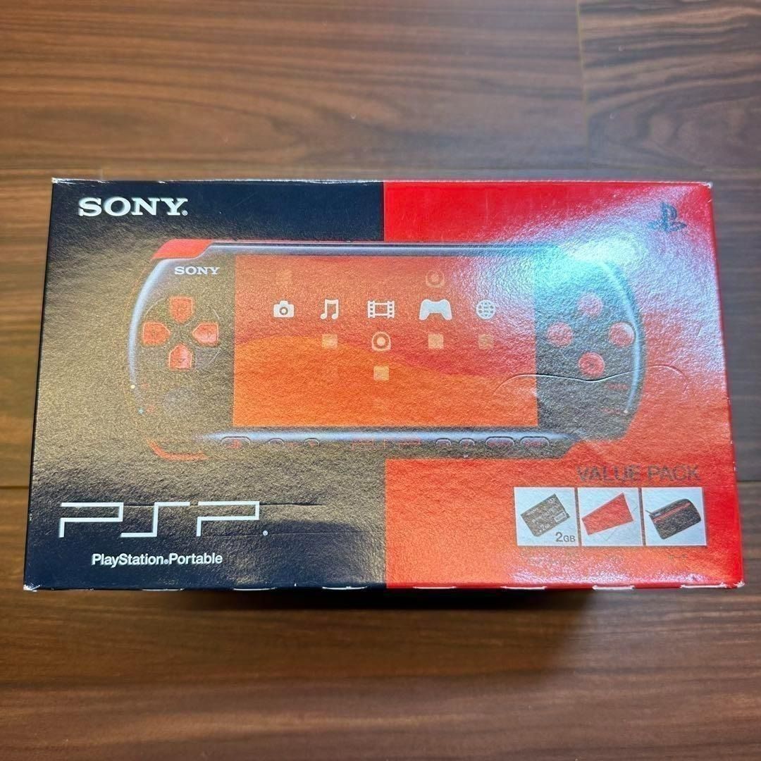 PSP3000 本体 バリューパック ブラックレッド 1361
