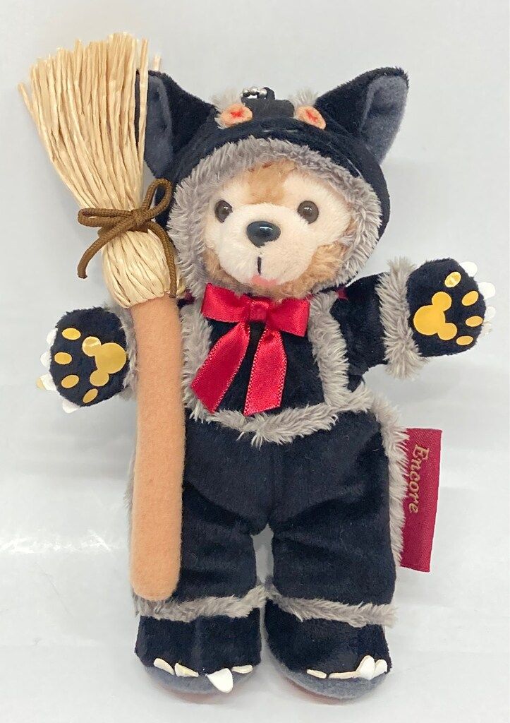 東京ディズニーシー ぬいぐるみバッジ Encore Collection ダッフィー(黒猫u0026ホウキ)/Encore Collection 第4弾