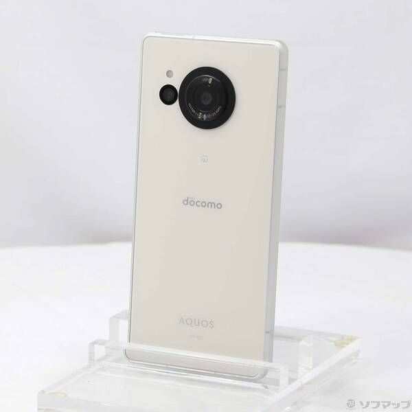 中古品〕 AQUOS R8 256GB クリーム SH-52D docomo SIMフリー