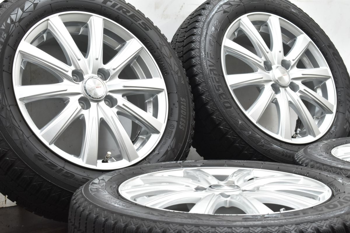バリ溝 Weds Joker 15in 5.5J 42 PCD100 トーヨー オブザーブ GIZ2 175 65R15 アクア ヴィッツ フィールダー フィット スイフト
