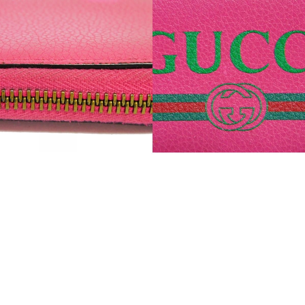 GUCCI グッチ コンパクト ジップアラウンドウォレット シェリー ウェブ