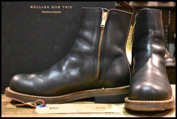 7 Rolling dub trio ローリングダブトリオ RDT-A14 CASPER キャスパー 黒 オイルブラック クロムエクセル ブーツ HOPESMORE FI115